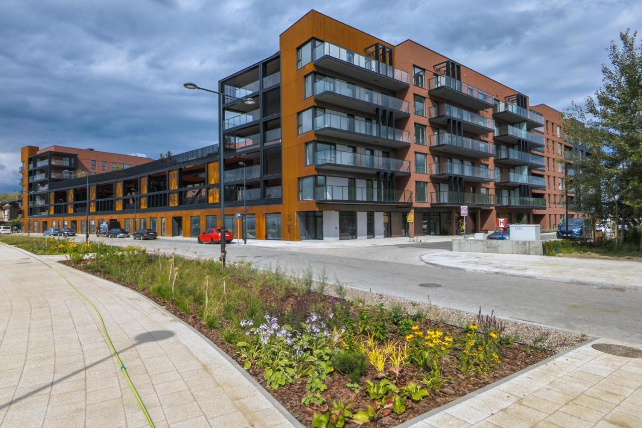 Sienna Grobla Apartment With View Of The Motlawa Terrace & Sauna, Gym By Noclegi Renters Gdańsk Eksteriør billede