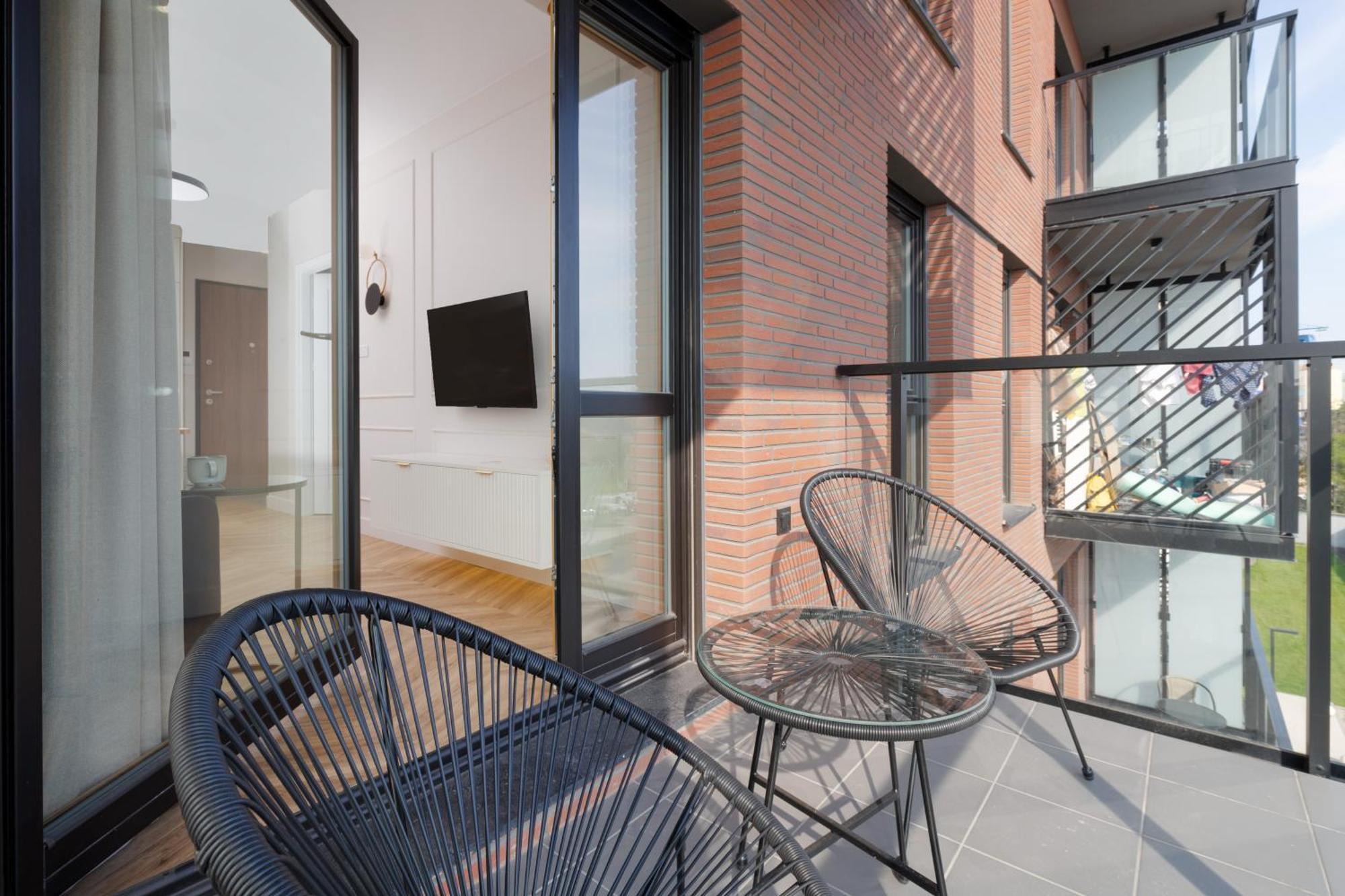 Sienna Grobla Apartment With View Of The Motlawa Terrace & Sauna, Gym By Noclegi Renters Gdańsk Eksteriør billede