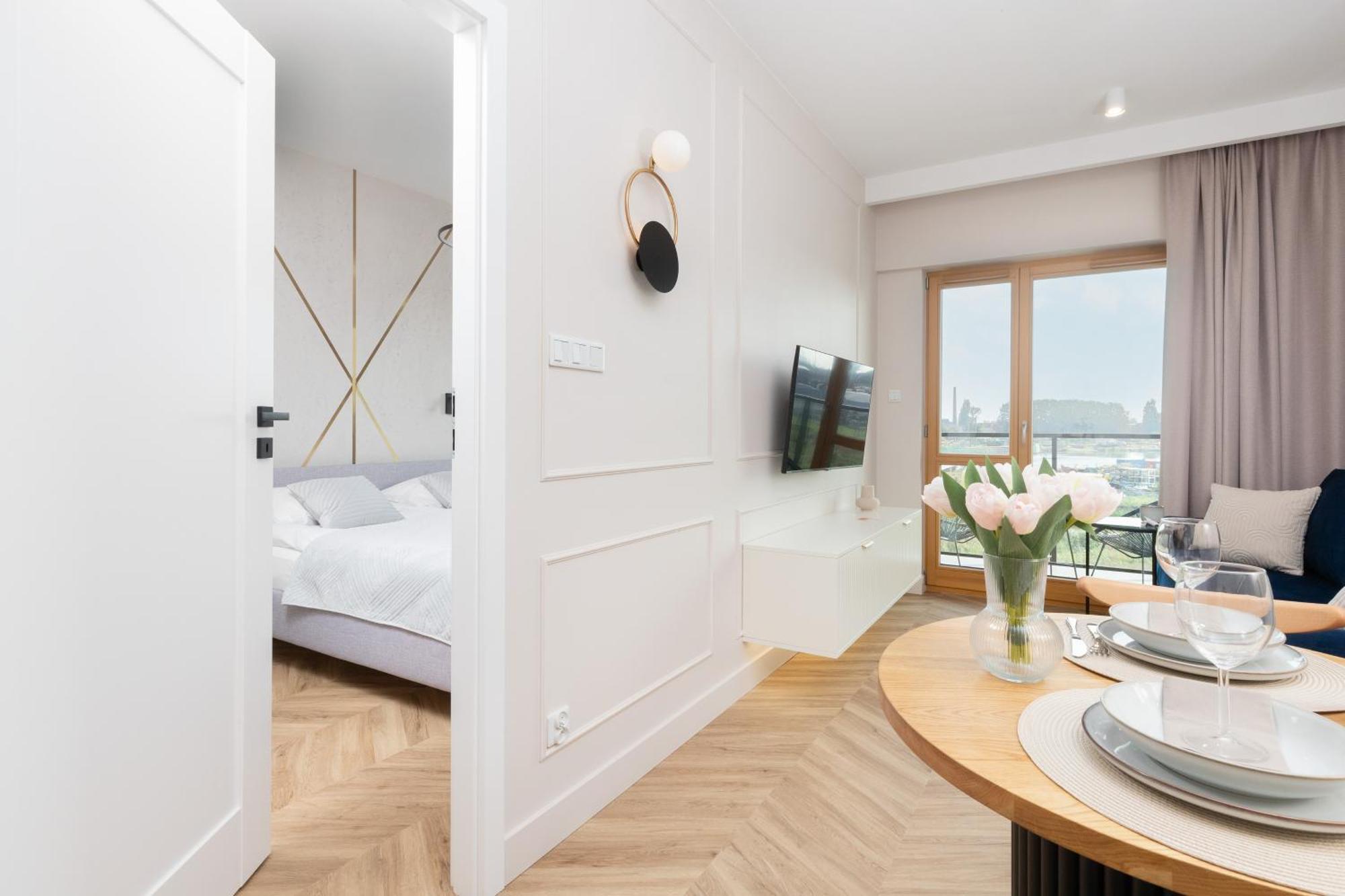 Sienna Grobla Apartment With View Of The Motlawa Terrace & Sauna, Gym By Noclegi Renters Gdańsk Eksteriør billede