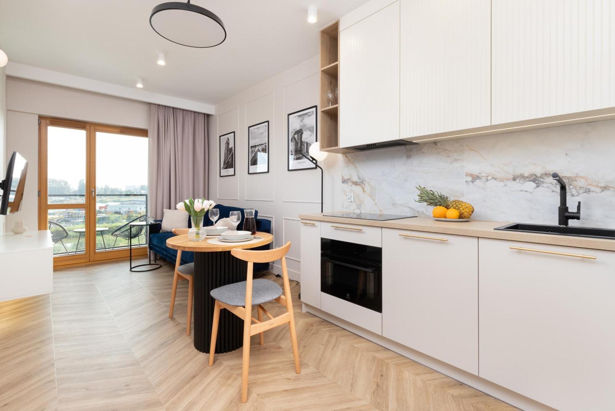Sienna Grobla Apartment With View Of The Motlawa Terrace & Sauna, Gym By Noclegi Renters Gdańsk Eksteriør billede